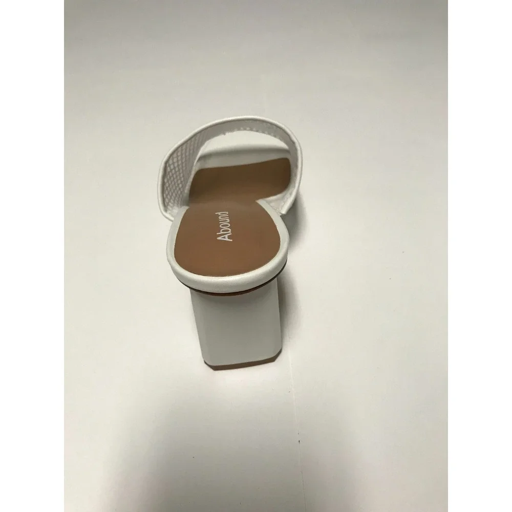 Abound‎ White Womens  Sandal Slip On Open Toe Size 9